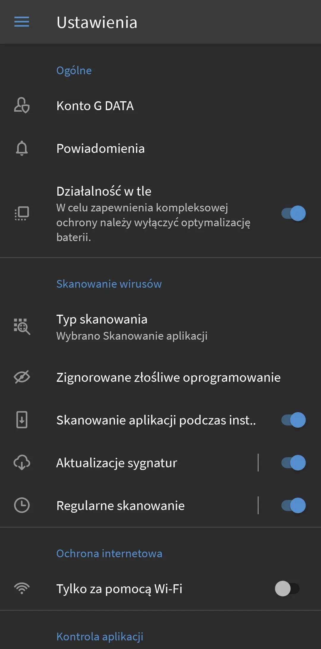G DATA Mobile Security for Android 2 LATA 4 URZĄDZENIA ODNOWIENIE - obrazek 6
