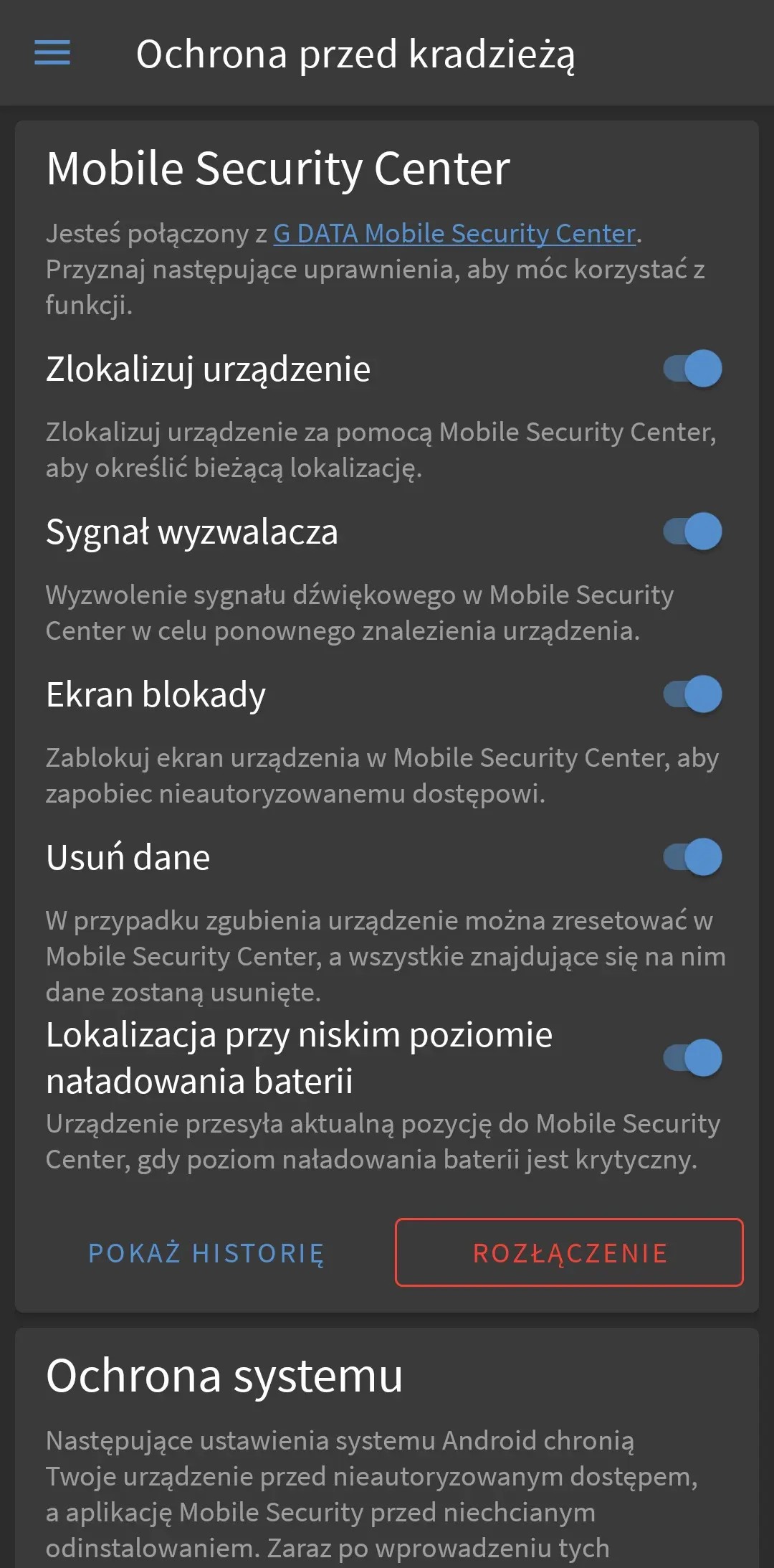 G DATA Mobile Security for Android 2 LATA 4 URZĄDZENIA ODNOWIENIE - obrazek 8