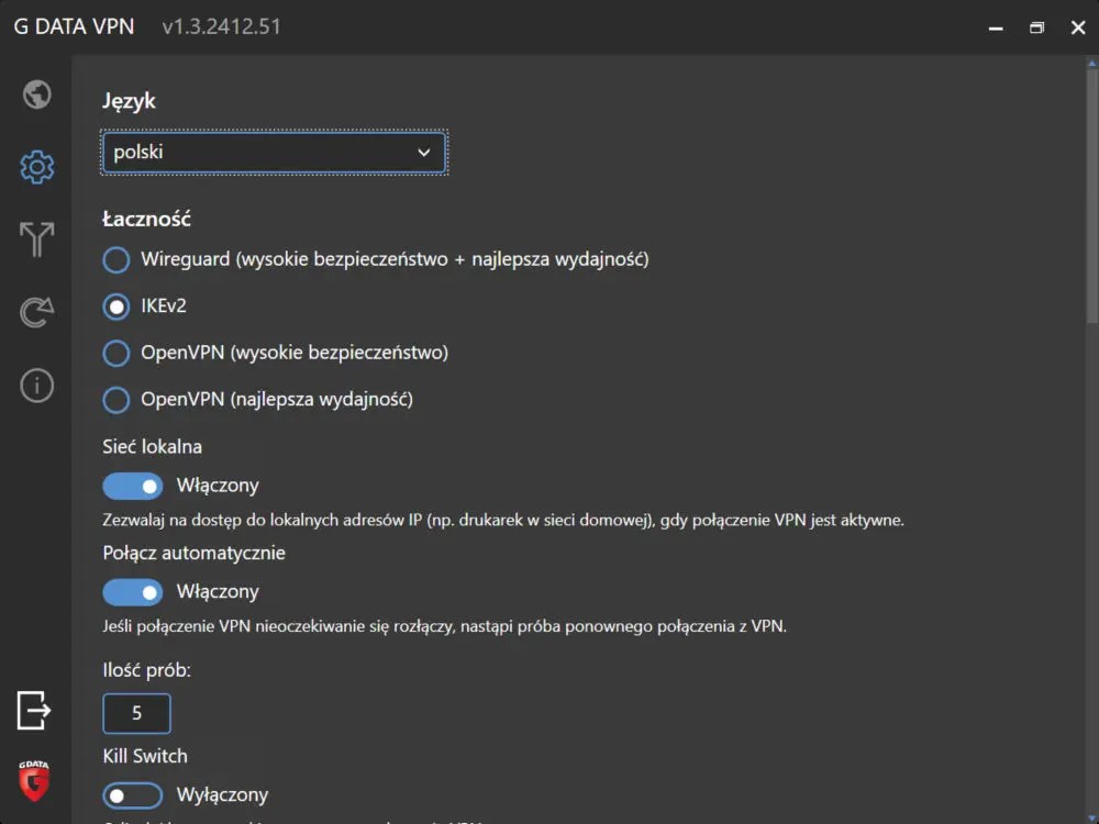 G DATA VPN 10 STANOWISK 2 LATA Nowa Licencja - obrazek 6